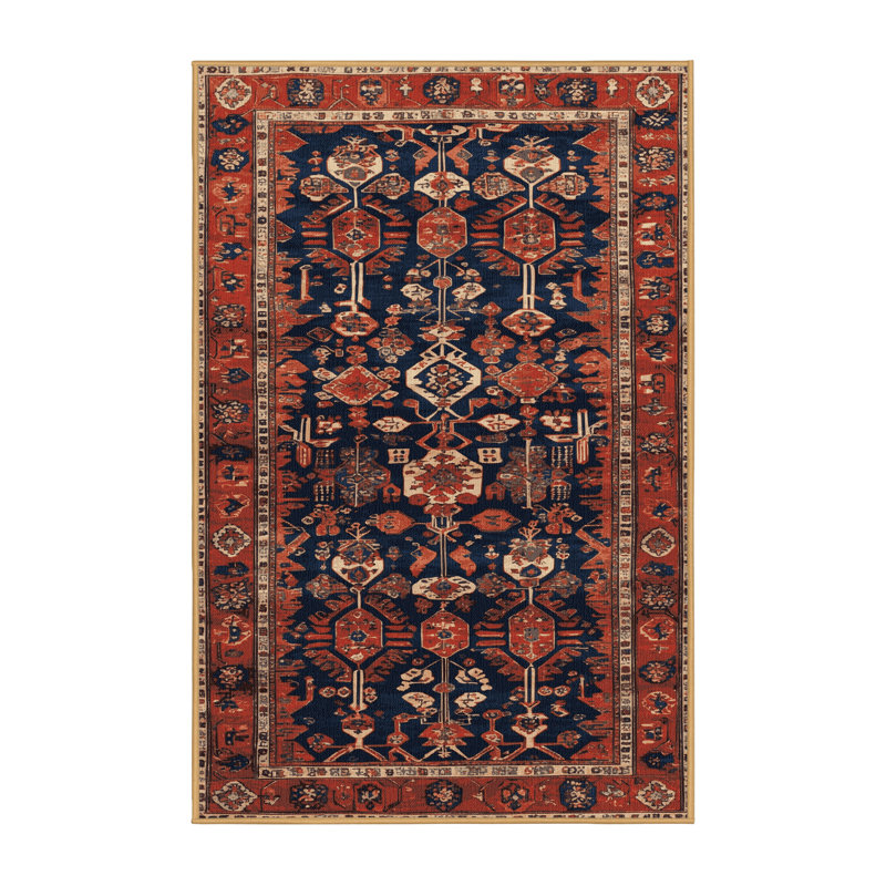 Tapis brun lavable à la machine, Rectangulaire 2 pi x 3 pi