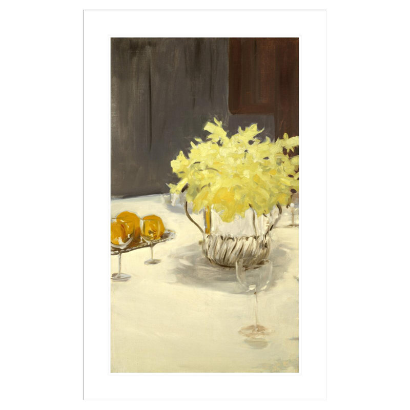 «Still Life with Daffodils» par John Singer Sargent, impression giclée sur cadre, H 41,5 po x l 26,57 po