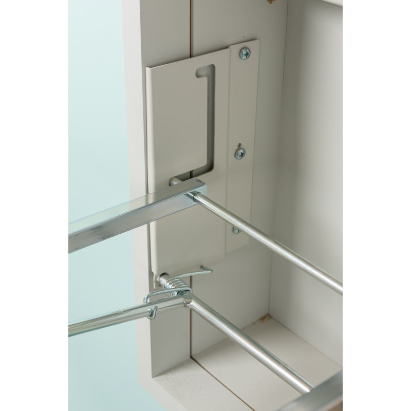 Cool Gray Premium Swivel Non-Electric Ironing Center with Raised White Door