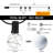 30-ft 30-Bulb Color Changing Outdoor Globe String Light Shatterproof Low Voltage Output