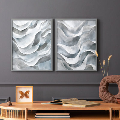 Série ABSTRACT CDLVI - reproduction encadrée de qualité supérieure - prête à être accrochée - aucun clou requis - aucun clou requis