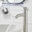 Single hole 1-handle WaterSense Low-arc Commercial/Residential Handle Bathroom Sink Faucet with Drain-72767413-130972171