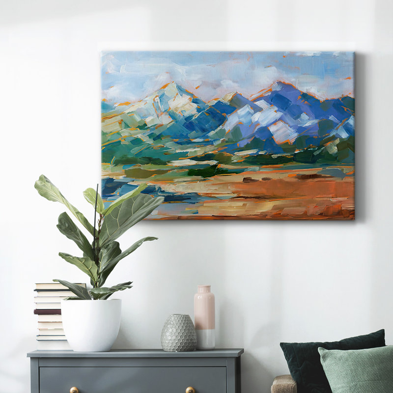 Blue Mountain Peaks II - Toile tendue avec châssis, H 8 po x l 12 po