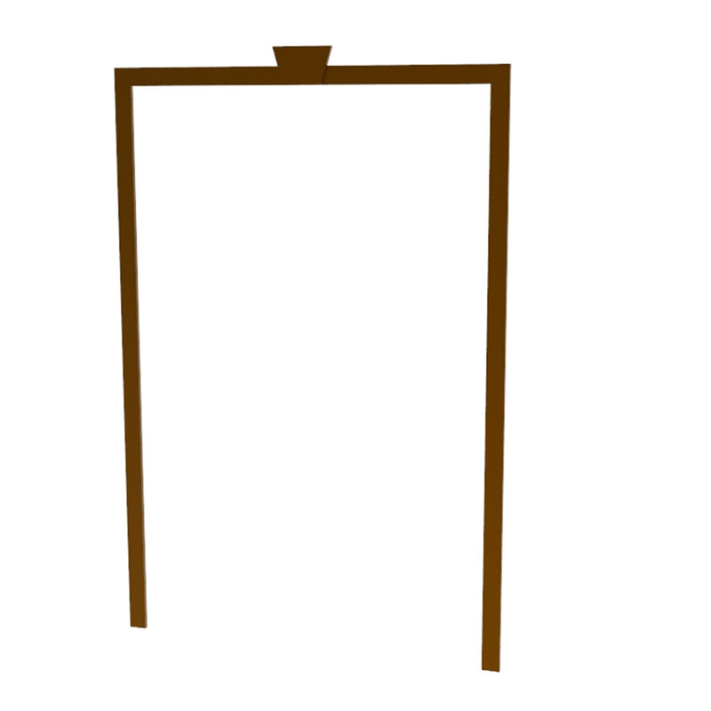 Fixturedisplays® Pre-Order Only 68.4 X 97.8 X 0.75" Double Door Front Door Entry Door Rectangular Wood Door 15912-Inside Trim