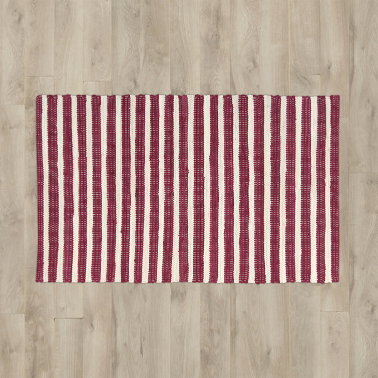Wykoff Cotton Striped Indoor Rug