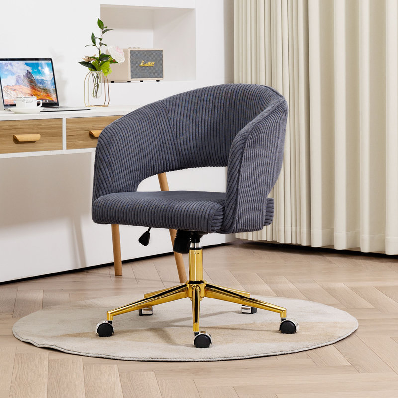 Chaise de bureau Reniel, gris
