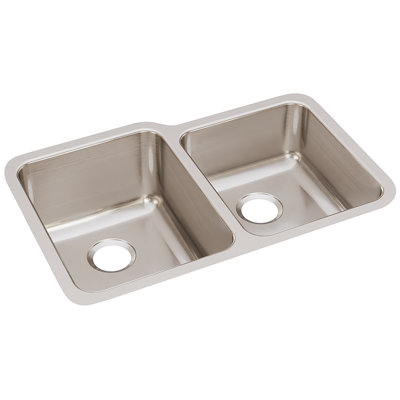 Évier de cuisine à double cuve encastrable L 31,25 po x l 20,5 po Lustertone