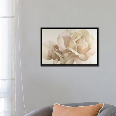 «White Rose» par Yvonne Poelstra-Holzhaus, impression sur toile tendue