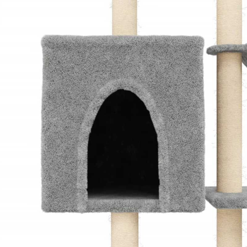 145cm H Cat Tree, Light Grey