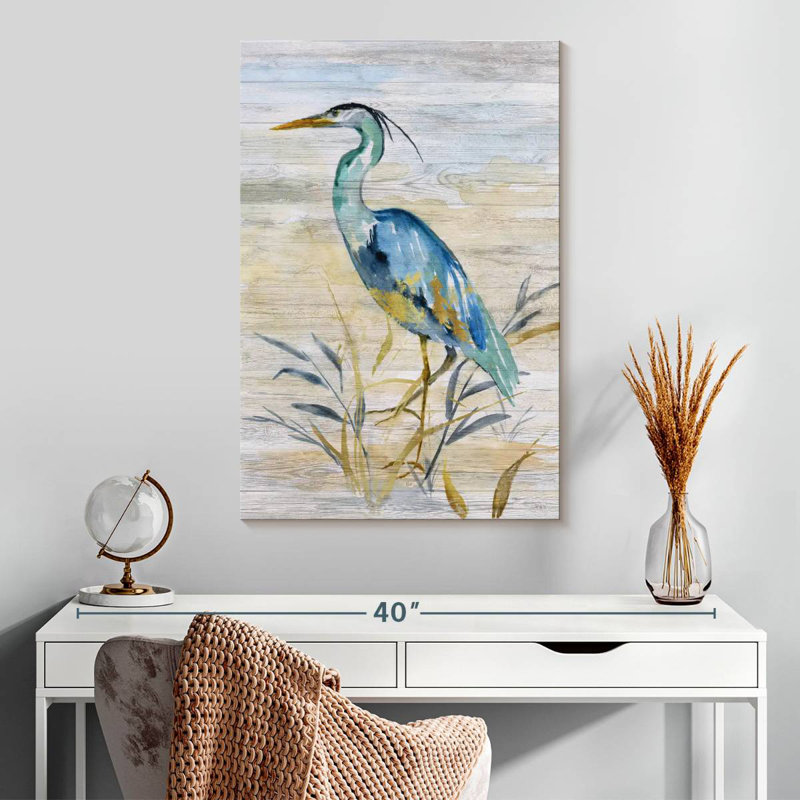 Brampt Blue Heron II, 30" H x 20" W