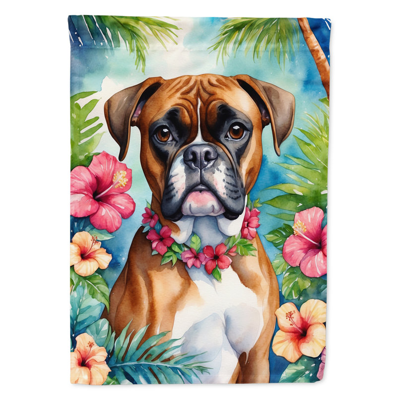 Drapeau pour animal à double face H 40 po x l 28 po