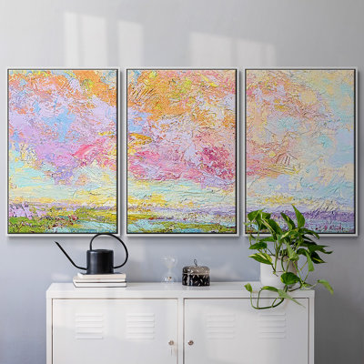 On a Summer's Eve - Multi Piece Framed Canvas_2887402C