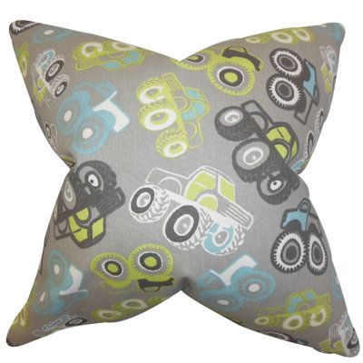Akiva Geometric Cotton Throw Pillow