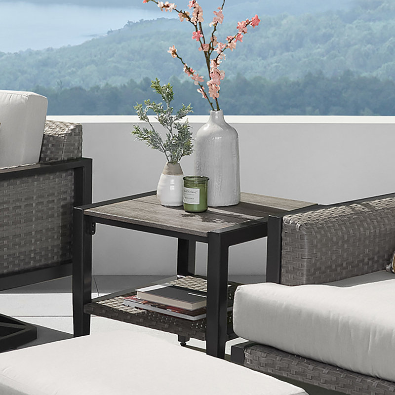 Yoko Outdoor Square Side Table