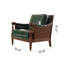Fauteuil en cuir de vache American-100487090
