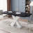 Hine Modern Dining Table Extendable Dining Table Faux Marble Table Top Ktichen Table-201710867-201710868
