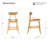 Solid Wood Counter Stool-227712089