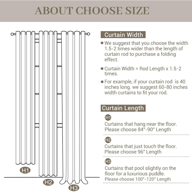 YZ Home Pinch Pleated Linen Curtains 2 Panels Set, Light Filtering Linen Blend Sheer Drapes Memory Trained Pleated Curtain Back Tab with Hooks Rings for Living Room Bedroom
