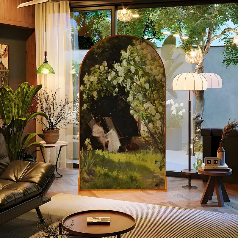 Écran de jardin rétro, 70.87" H x 47.24" W x 1.57" D