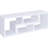 Versatile White Bookcase With 15.63 Inches Width For Compact Spaces Open Back Easy Wiring In Office