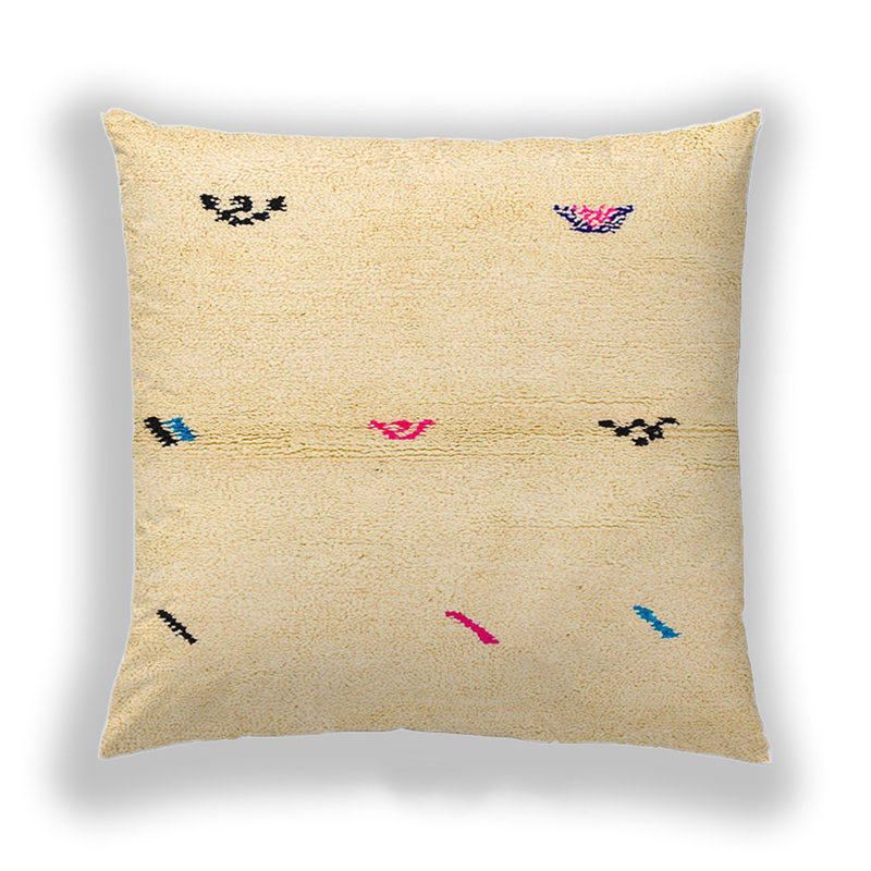 Coussin Abstract 2941, Microsuède