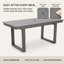Outdoor Dining Table , 31.9 " W 69.88 " D
