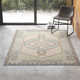Fletcher Oriental Light Blue/Beige/Light Brown Area Rug