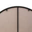 Miroir mural noir de 28 pouces avec cadre en métal pour chambre à coucher et chambre à coucher encadrée de 28 po