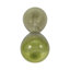 Decorative Glam Glass Hourglass Sculpture for Office Decor - Modern Object Accent for Bedroom Styling, Living Room Tabletop or Home Decoration - Green-969638723-970907095