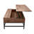 Solid Wood Top Coffee Table