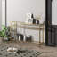 Console pour canapé de 42,1 pouces, table d'entrée, table de couloir avec structure en métal-484829990