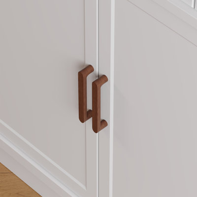 Solid Wood Handle Pull