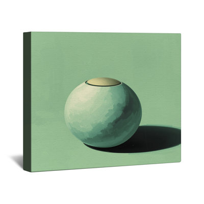 Green Spherical Object Canvas  Gallery Wrap in Many Sizes