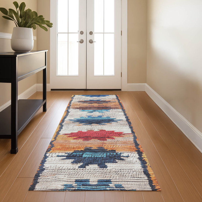 Premium Machine Washable Tiana Tribal Rug, Runner 2'3" x 7'6"