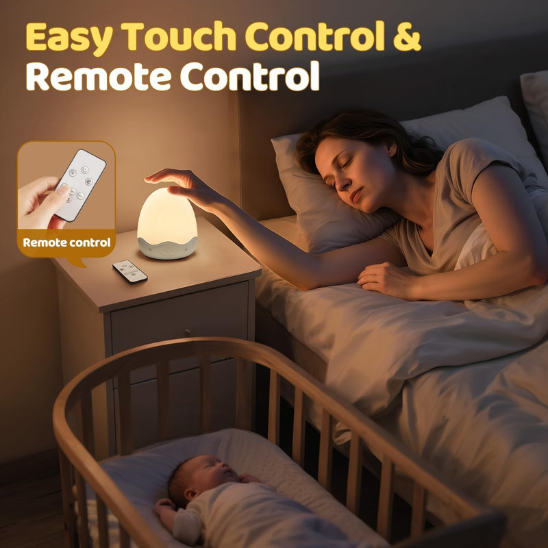 Veilleuse pour enfants, 10 luminosités + 10 œufs lumineux pour chambre de bébé