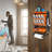 2-Tier Spray Paint Can Holder Rack Wall-Mount