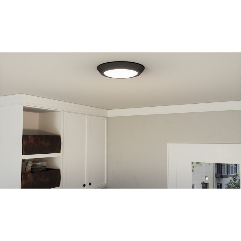 Plafonnier encastré 1 lumière Airianna, H 1,75 po x l 12 po x P 12 po