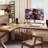 Walnut L-Shaped Solid Wood desk