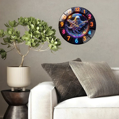 Horloge murale fantôme 12 po