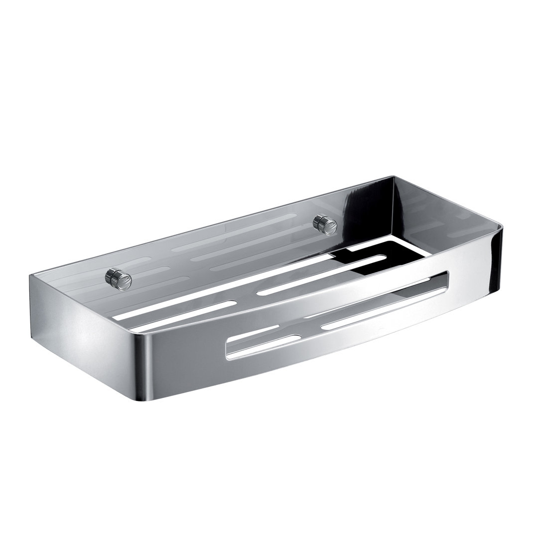 Nerva Shower Basket - Brushed Stainless Steel