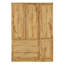 Armoire penderie 4 portes avec 3 tiroirs-114223579