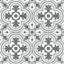 Twenties 8" x 8" Ceramic Patterned Wall & Floor Tile
