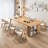 Brown Rectangular Solid Wood  desk-327858817