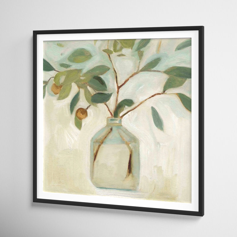" Neutral Arrangement I " Painting Print, Black, 24.09" H x 24.09" W x 1.1" D
