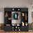 4-in-1 Modern Hall Tree With Shoe Storage, Cubbies, Coat Hooks And Adjustable Shelves-1735044466