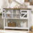 43.3" Farmhouse Console Table with Storage