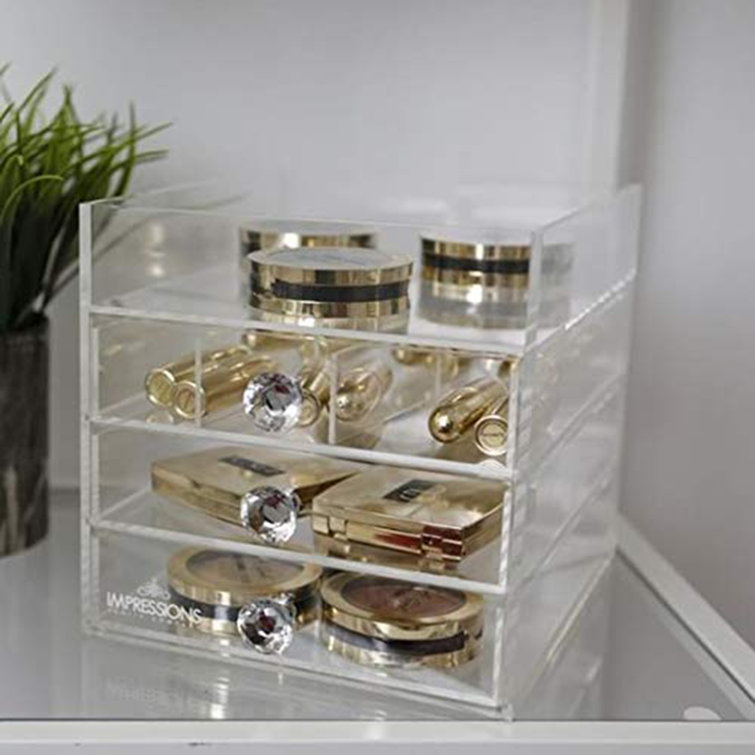 https://assets.wfcdn.com/im/08452051/resize-h755-w755%5Ecompr-r85/2344/234480278/Diamond+Collection+4+Tier+Acrylic+Makeup+Organizer+with+Open+Top+Elegant+Cosmetic+Holder+3+Drawers.jpg