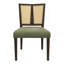 Chaise de salle à manger Mid-Century moderne en rotin sans accoudoirs (ensemble de 2)-1496474739-1496474737