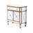 Acantha 32" H x 32" W 2-Door Mirrored Accent Cabinet-221497228