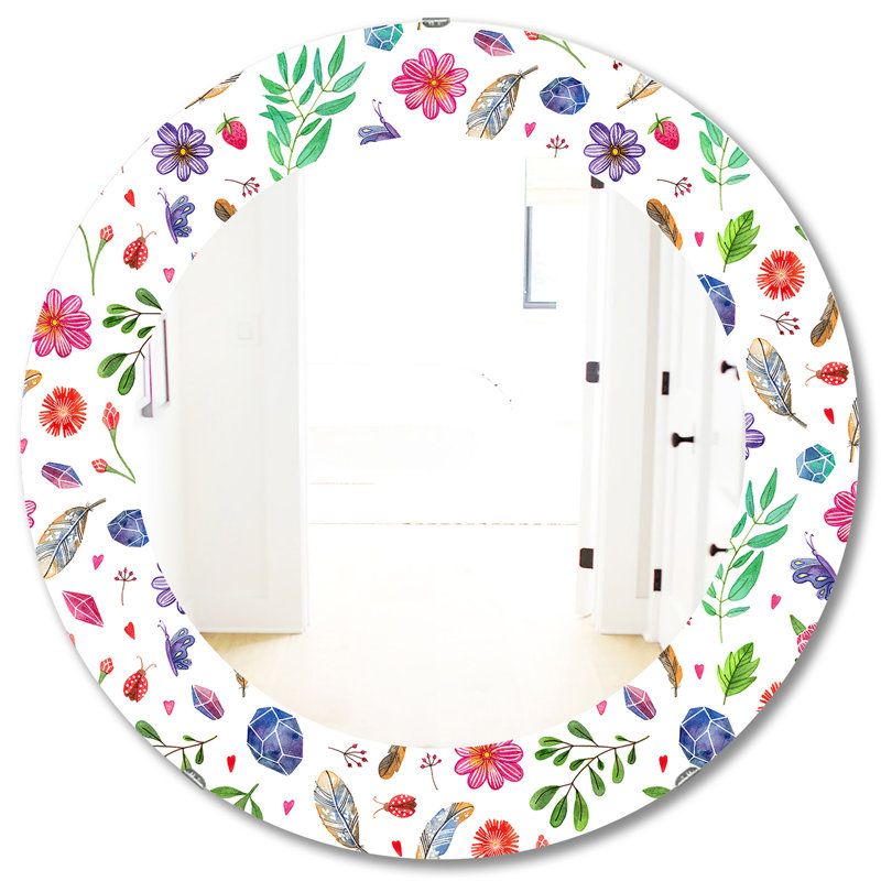 Miroir mural Feathers Ftraddio, H 31,5 po x l po